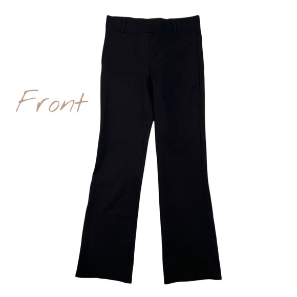 Quince‎ | Ultra-Stretch Ponte Straight Leg Pull On Dress Pants Black Size Small - Picture 2 of 8